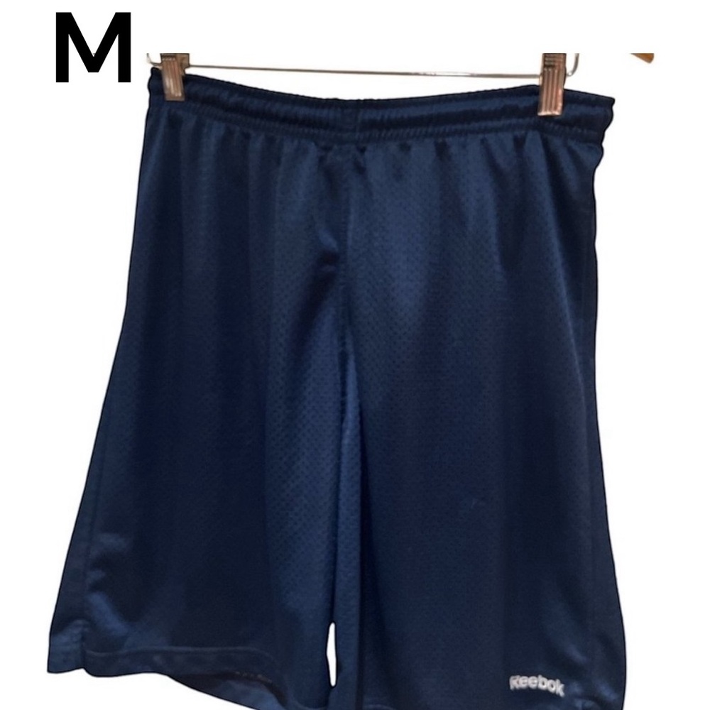 (M) REEBOK Men’s Running Shorts Size Medium Navy Blue